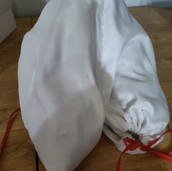 Handmade shamrock silver green ombre high heels - Picture 6 of 6